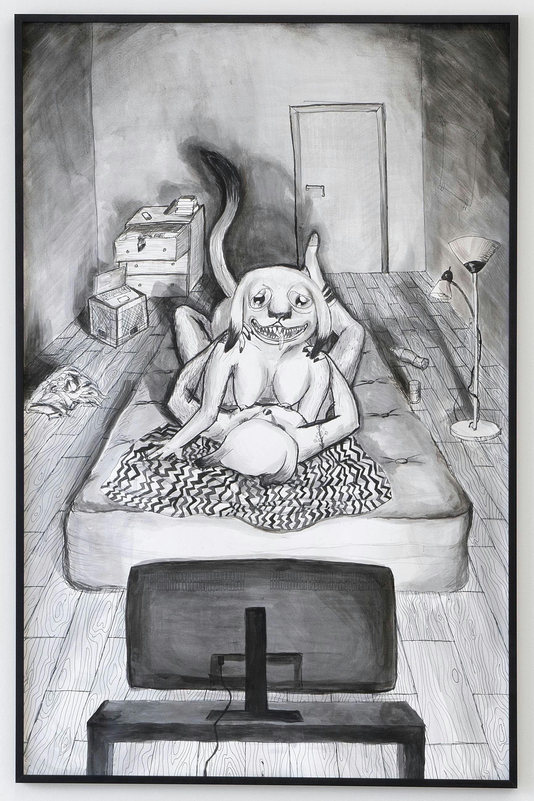TV, 2021

ink on paper

40 x 26 inches 